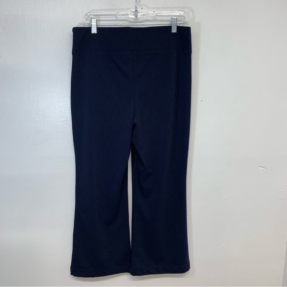 Susan Graver Illusions Pants MP  Blue Pull On Waist Defining Soho Ponte Work - Picture 4 of 10